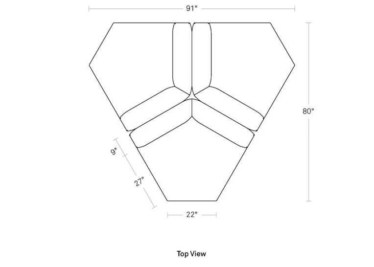 9 Yard Outdoor Wide Corner Cluster 8 9 Yard Outdoor Wide Corner Cluster - Image 6