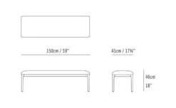 Able Outdoor Bench 150 13 Able Outdoor Bench 150 -Fritz Hansen Sales able outdoor bench 150 niels bendtsen bensen 16