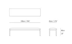 Able Outdoor Bench 190 -Fritz Hansen Sales able outdoor bench 190 niels bendtsen bensen 16