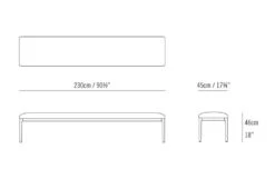 Able Outdoor Bench 230 -Fritz Hansen Sales able outdoor bench 230 niels bendtsen bensen 6