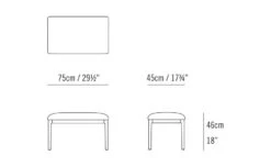 Able Outdoor Bench 75 -Fritz Hansen Sales able outdoor bench 75 niels bendtsen bensen 16