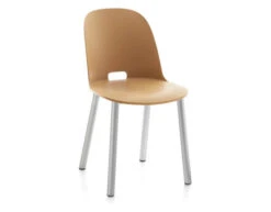Alfi High Back Chair With Aluminum Base -Fritz Hansen Sales alfi high back chair aluminum base jasper morrison emeco 4