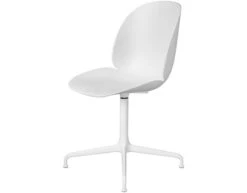 Gubi Beetle Meeting Chair With 4 Star Swivel Base -Fritz Hansen Sales beetle dining chair unupholstered casted swivel base gamfratesi gubi 2