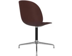 Gubi Beetle Meeting Chair With 4 Star Swivel Base -Fritz Hansen Sales beetle dining chair unupholstered casted swivel base gamfratesi gubi 4