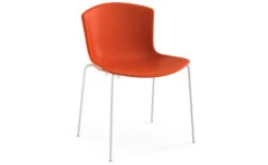 Bertoia Molded Shell Side Chair With Stacking Base -Fritz Hansen Sales bertoia molded shell side chair stacking base knoll 3
