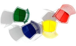 Bertoia Side Chair With Seat Cushion -Fritz Hansen Sales bertoia side chair with seat cushion harry bertoia knoll 10