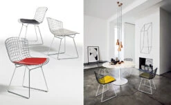 Bertoia Side Chair With Seat Cushion -Fritz Hansen Sales bertoia side chair with seat cushion harry bertoia knoll 12