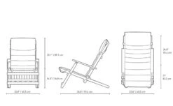 Bm5568 Outdoor Deck Chair -Fritz Hansen Sales bm5568 outdoor deck chair borge mogensen carl hansen 12