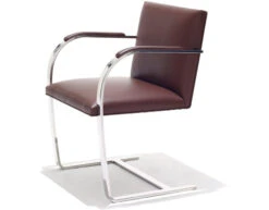 Brno Chair With Flat Bar Frame -Fritz Hansen Sales brno chair flat bar frame ludwig mies van der rohe knoll 3