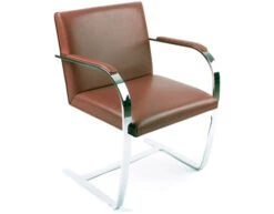 Brno Chair With Flat Bar Frame -Fritz Hansen Sales brno chair flat bar frame ludwig mies van der rohe knoll 4