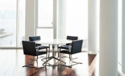 Brno Chair With Flat Bar Frame -Fritz Hansen Sales brno chair flat bar frame ludwig mies van der rohe knoll 9