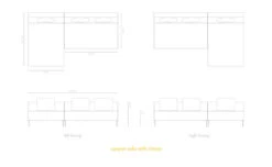 Canyon Sofa With Chaise -Fritz Hansen Sales canyon sofa with chaise niels bendtsen bensen 5e13c5af61