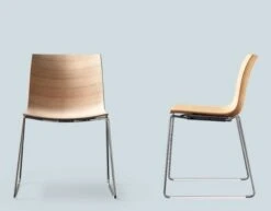 Catifa 46 Wood Side Chair With Sled Base -Fritz Hansen Sales catifa 46 sled base wood lievore altherr molina arper 3