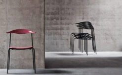 Hans Wegner Ch88t Stacking Chair -Fritz Hansen Sales ch88 dining chair hans wegner carl hansen son 12
