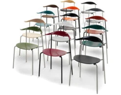 Hans Wegner Ch88t Stacking Chair -Fritz Hansen Sales ch88 dining chair hans wegner carl hansen son 6