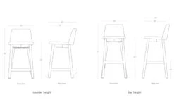 Chip Leather Stool -Fritz Hansen Sales chip leather stool blu dot 9