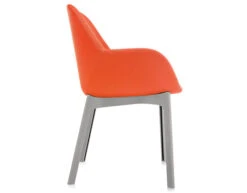 Kartell Clap Chair With Solid Fabric -Fritz Hansen Sales clap chair solid fabric patricia urquiola kartell 3