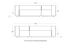 Cleon Small Sectional Sofa 22 Cleon Small Sectional Sofa -Fritz Hansen Sales cleon small sectional sofa blu dot 17