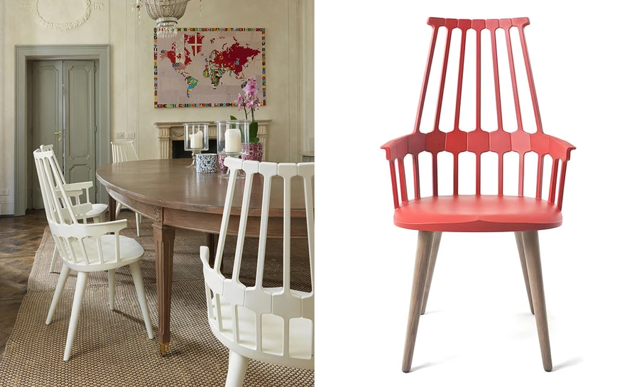 Kartell Comback 4 Leg Chair 2 Pack 7 Kartell Comback 4 Leg Chair 2 Pack - Image 5