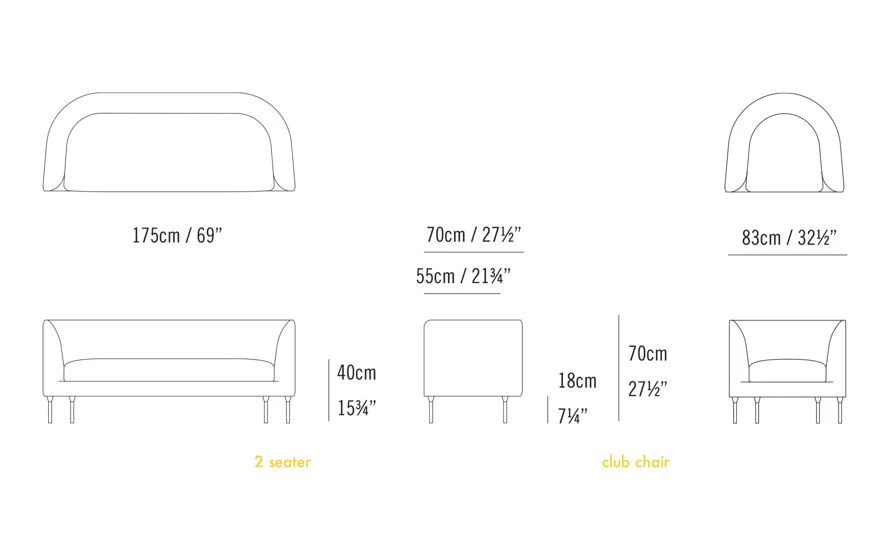 Delta Club Chair 2 Seater 7 Delta Club Chair 2 Seater - Image 5