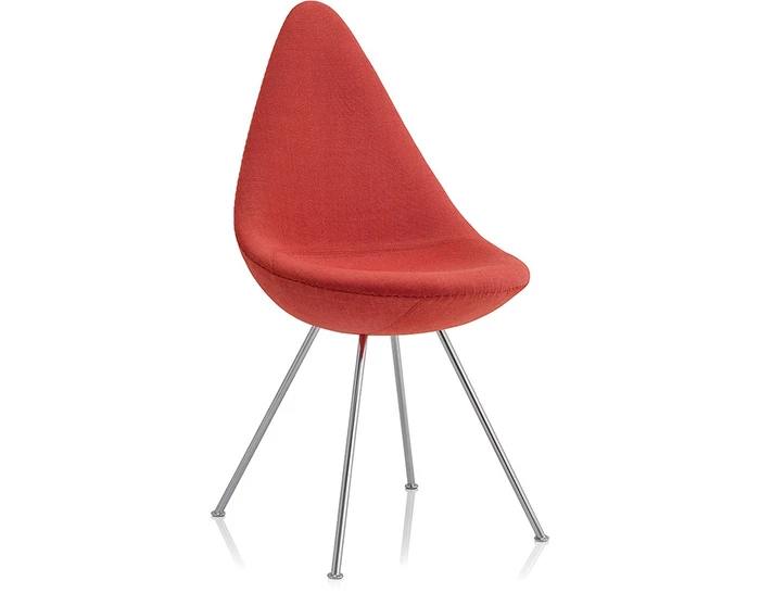 Fritz Hansen Drop Chair Upholstered 3 Fritz Hansen Drop Chair Upholstered