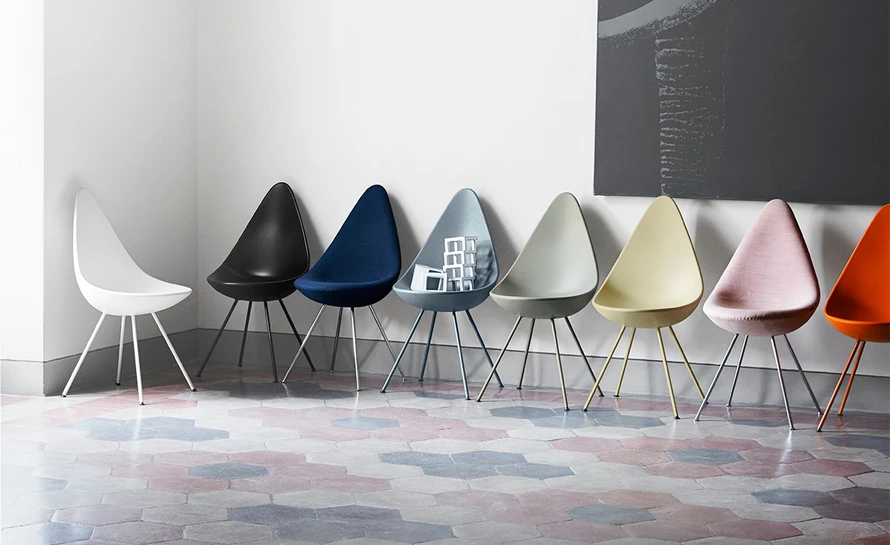 Fritz Hansen Drop Chair Upholstered 10 Fritz Hansen Drop Chair Upholstered - Image 8