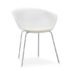 Duna 02 Four Leg Chair With Seat Cushion -Fritz Hansen Sales duna 02 chair 4 leg base seat cushion lievore altherr molina arper 1