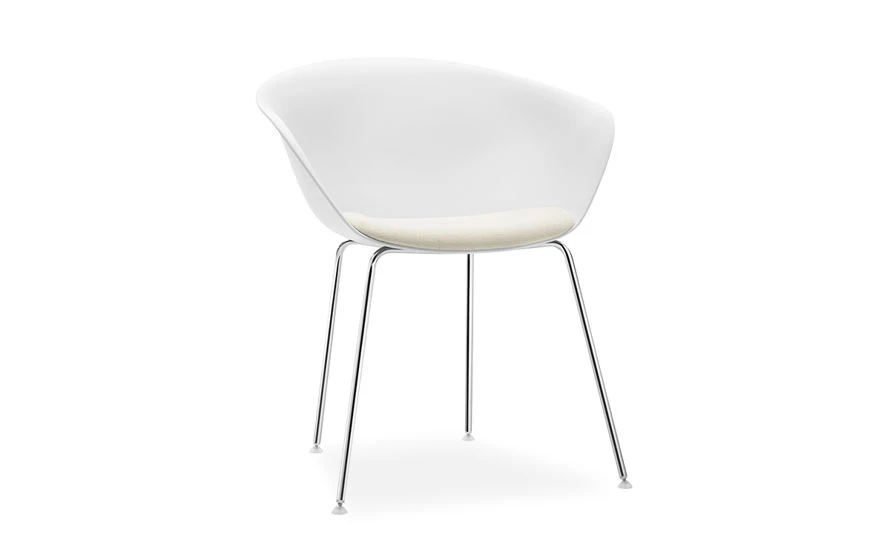 Duna 02 Four Leg Chair With Seat Cushion 3 Duna 02 Four Leg Chair With Seat Cushion