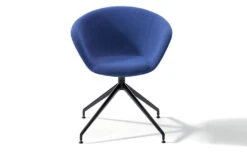 Duna 02 Trestle Base Chair With Full Upholstery