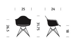 Eames® Upholstered Armchair With Wire Base -Fritz Hansen Sales eames molded armchair upholstered wire base herman miller d53e86ddbb