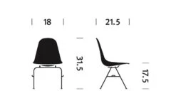 Eames® Molded Fiberglass Side Chair With Stacking Base -Fritz Hansen Sales eames molded fiberglass stacking side chair herman miller 7ad93d576a