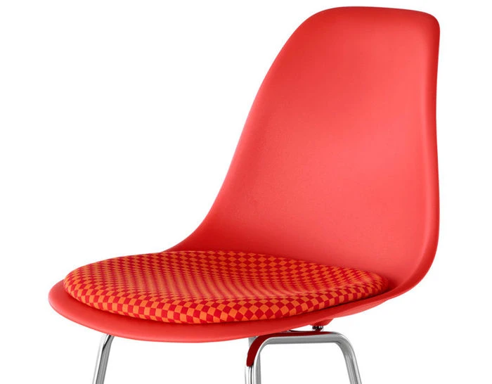 Eames® Molded Plastic Stool With Seat Pad 7 Eames® Molded Plastic Stool With Seat Pad - Image 5