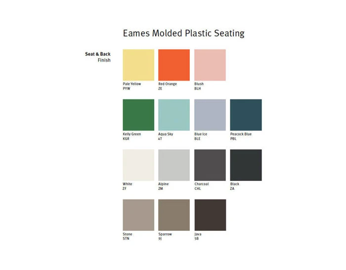Eames® Molded Plastic Stool With Seat Pad 8 Eames® Molded Plastic Stool With Seat Pad - Image 6