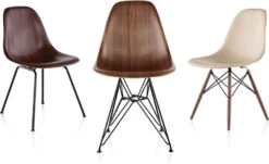 Eames® Molded Wood Side Chair With Wire Base -Fritz Hansen Sales eames molded wood side chair wire base charles and ray eames herman miller 7