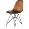 Eames® Wire Base Wood Side Chair With Seat Pad
