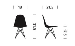 Eames® Wire Base Wood Side Chair With Seat Pad -Fritz Hansen Sales eames wood side chair with seat pad herman miller 7348ecb488