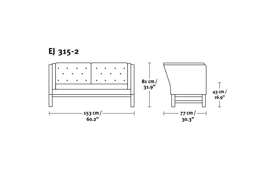 Ej315 2-seat Sofa 5 Ej315 2-seat Sofa - Image 3