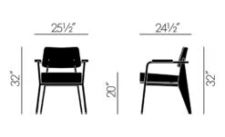 Vitra Prouvé Fauteuil Direction Chair -Fritz Hansen Sales fauteuil direction chair jean prouve vitra 8