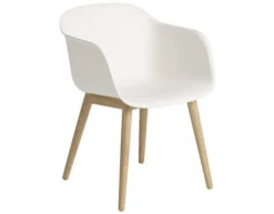 Muuto Fiber Armchair With Wood Base