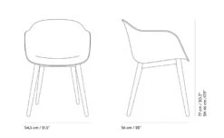 Muuto Fiber Armchair With Wood Base -Fritz Hansen Sales fiber armchair wood base iskos berlin muuto 13