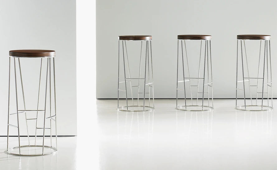 Forest Stool With Wood Seat 5 Forest Stool With Wood Seat - Image 3