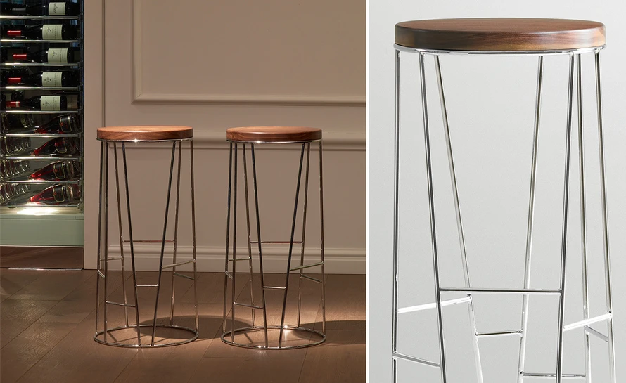 Forest Stool With Wood Seat 6 Forest Stool With Wood Seat - Image 4