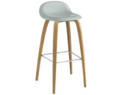 Gubi 3d Wood Base Hirek Stool