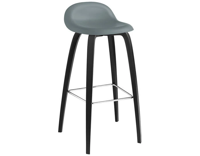 Gubi 3d Wood Base Hirek Stool 4 Gubi 3d Wood Base Hirek Stool - Image 2