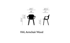Vitra Hal Armchair Wood -Fritz Hansen Sales hal armchair wood jasper morrison vitra 4