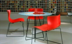 Handkerchief Stacking Armless Chair -Fritz Hansen Sales handkerchief armless chair massimo vignelli knoll 6