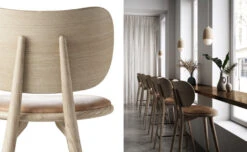 Mater High Stool Backrest -Fritz Hansen Sales high stool backrest space copenhagen mater 4