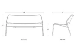 Hot Mesh Settee -Fritz Hansen Sales hot mesh settee blu dot 9