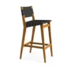 Risom Outdoor Stool With Webbed Back -Fritz Hansen Sales jens risom outdoor stool webbed back knoll 1