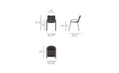 Vitra Landi Stacking Chair -Fritz Hansen Sales landi stacking chair hans coray vitra 18